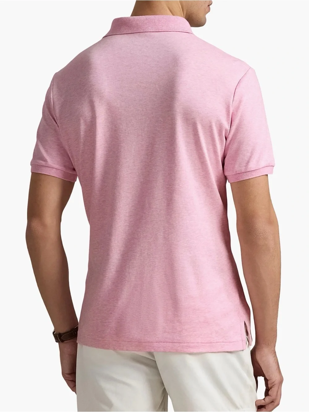 Ralph Lauren Heathered Pink Short-Sleeve Polo